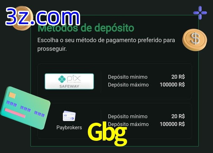 O cassino Gbg oferece uma grande variedade de métodos de pagamento