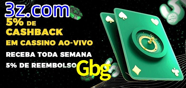 Promoções do cassino ao Vivo Gbg